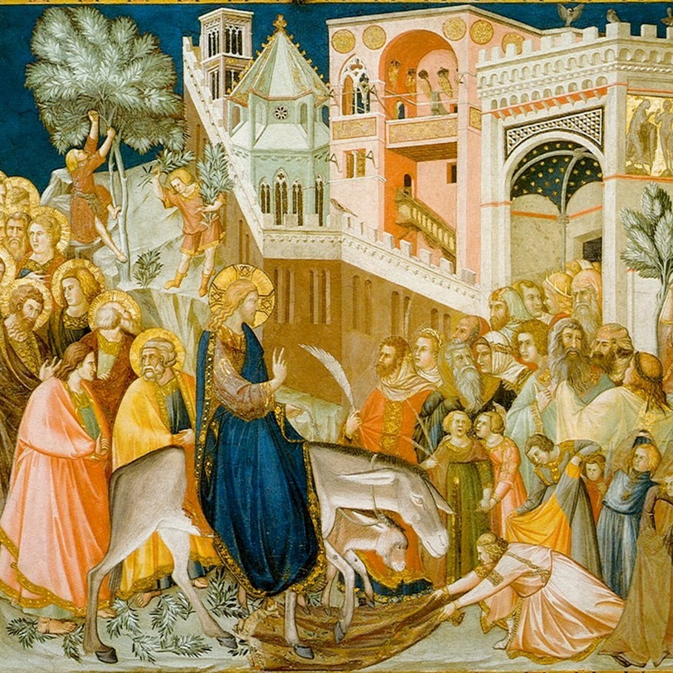 Christ enters Jerusalem