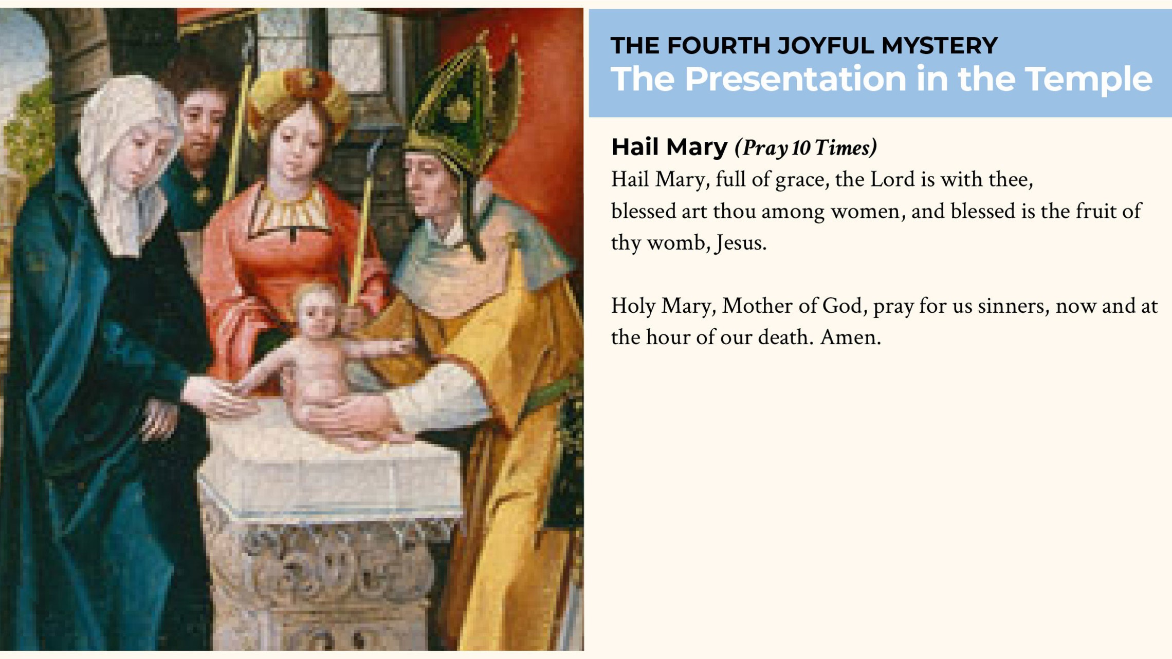 Presentation 10 Hail Marys