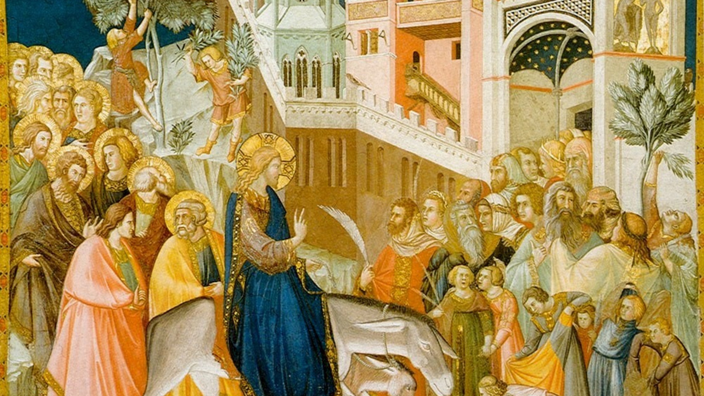 Christ enters Jerusalem